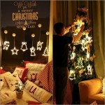 Χριστουγεννιάτικα Διακοσμητικά LED μπαταρίας με διακόπτη ON-OFF χρώμα θερμό